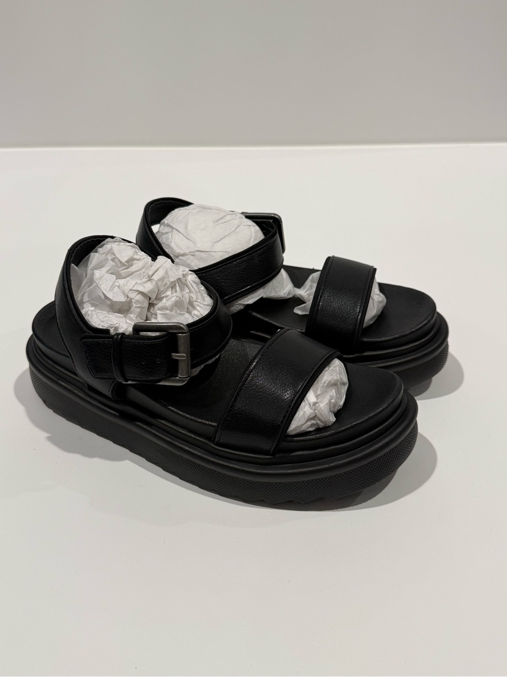 B-52 by Bullboxer Black Platform Sandals